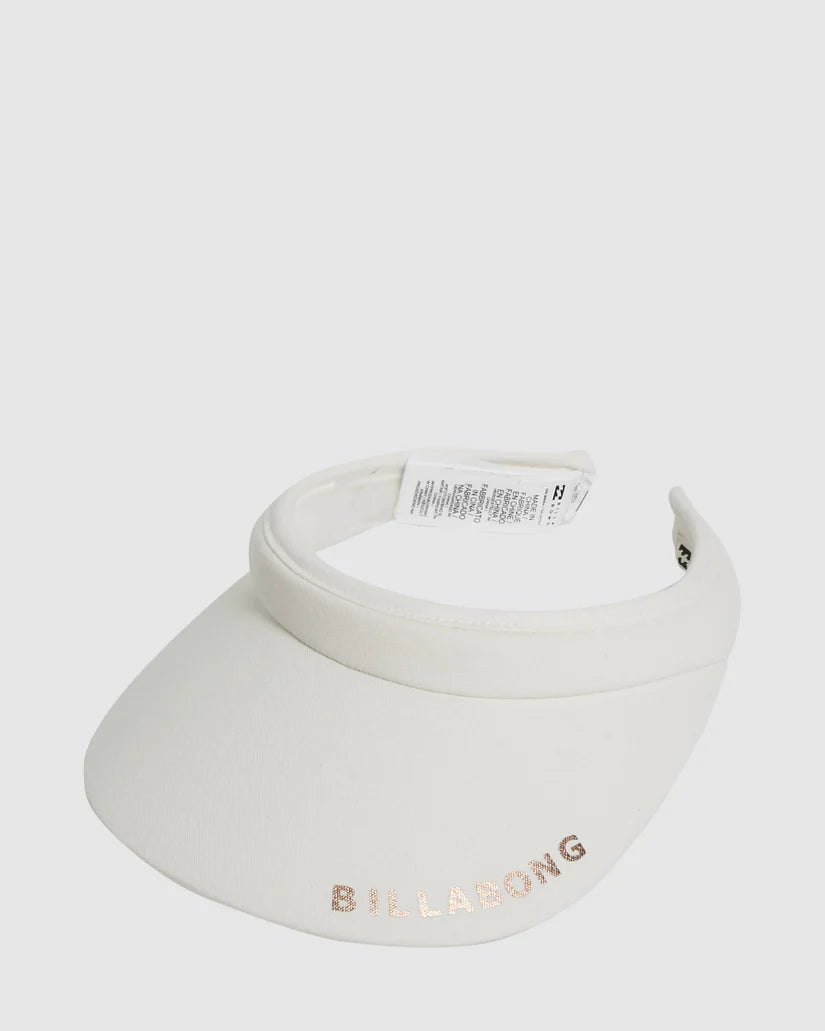 BILLABONG SOCIETY BEACH VISOR - SALT CRYSTAL