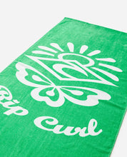 RIP CURL GRAPHIC STANDARD TOWEL GREEN