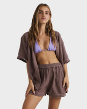 BILLABONG SUMMERS END BLOUSE / KONA