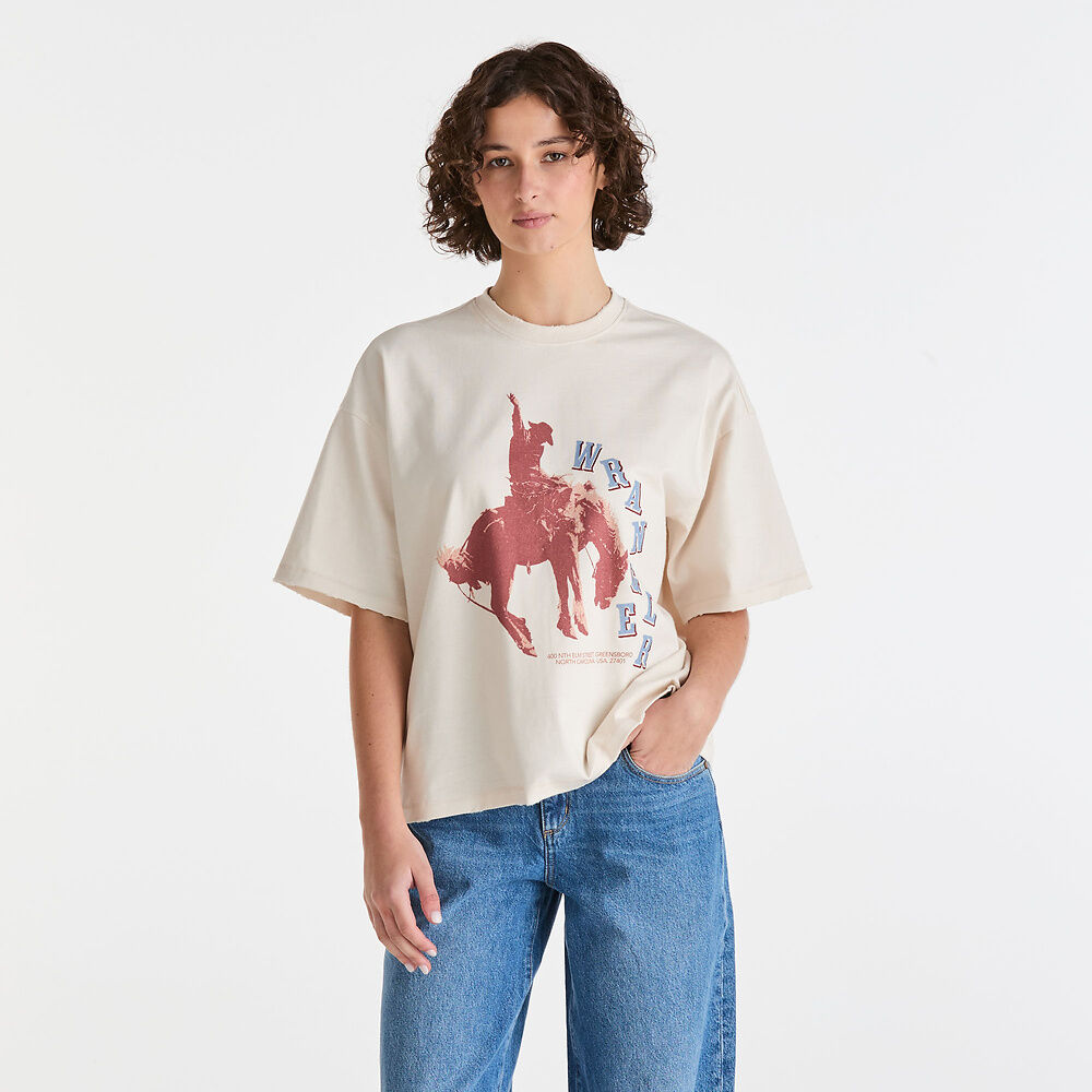 WRANGLER BUCKING BOXED TEE