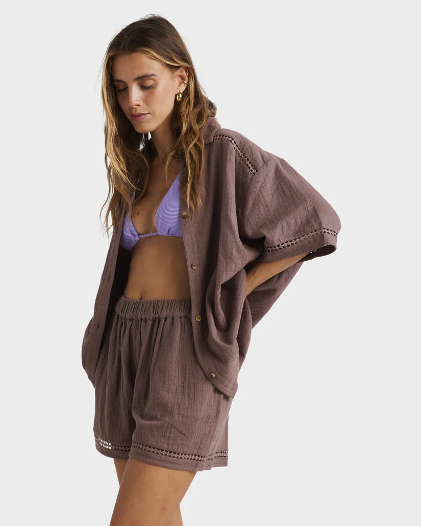 BILLABONG SUMMERS END BLOUSE / KONA