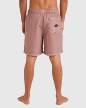 BILLABONG ALL DAY OVERDYE 17" SHORTS - DUSTY ROSE