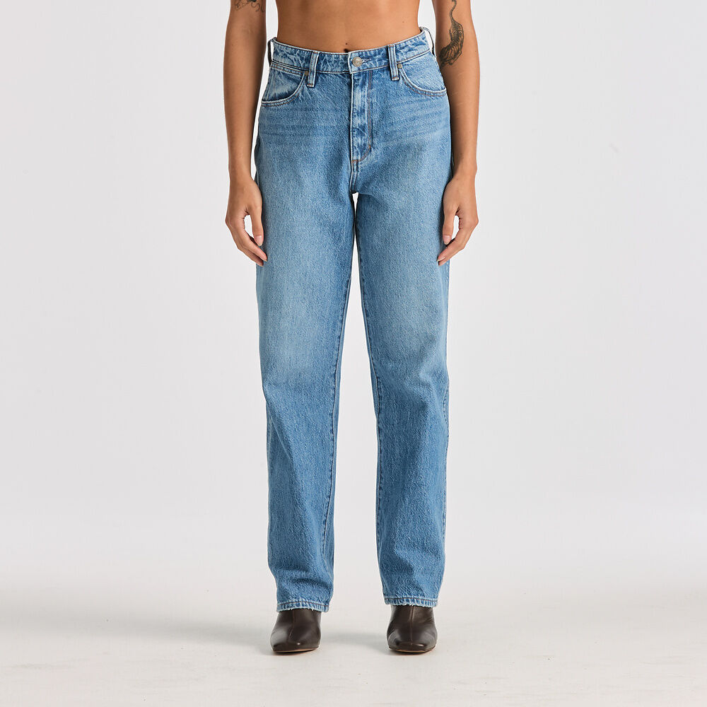 WRANGLER HI CLAUDIA BLUE FLOWER JEANS