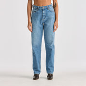 WRANGLER HI CLAUDIA BLUE FLOWER JEANS