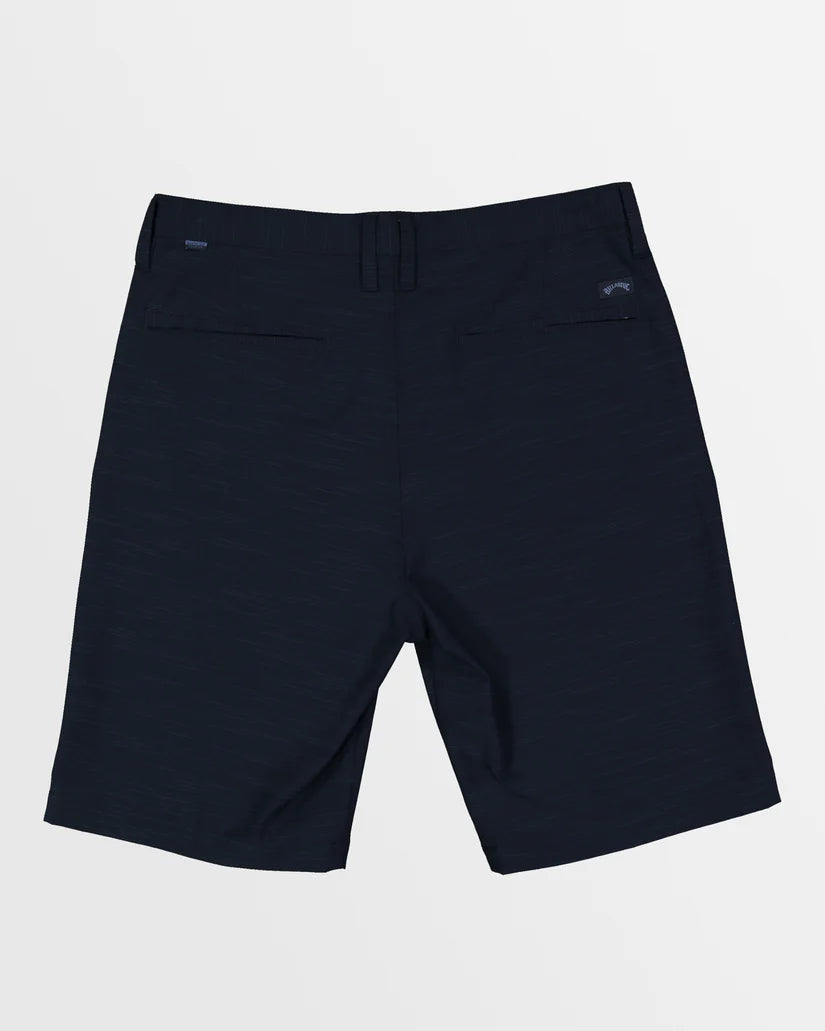 BILLABONG CROSSFIRE SLUB SHORTS - NAVY