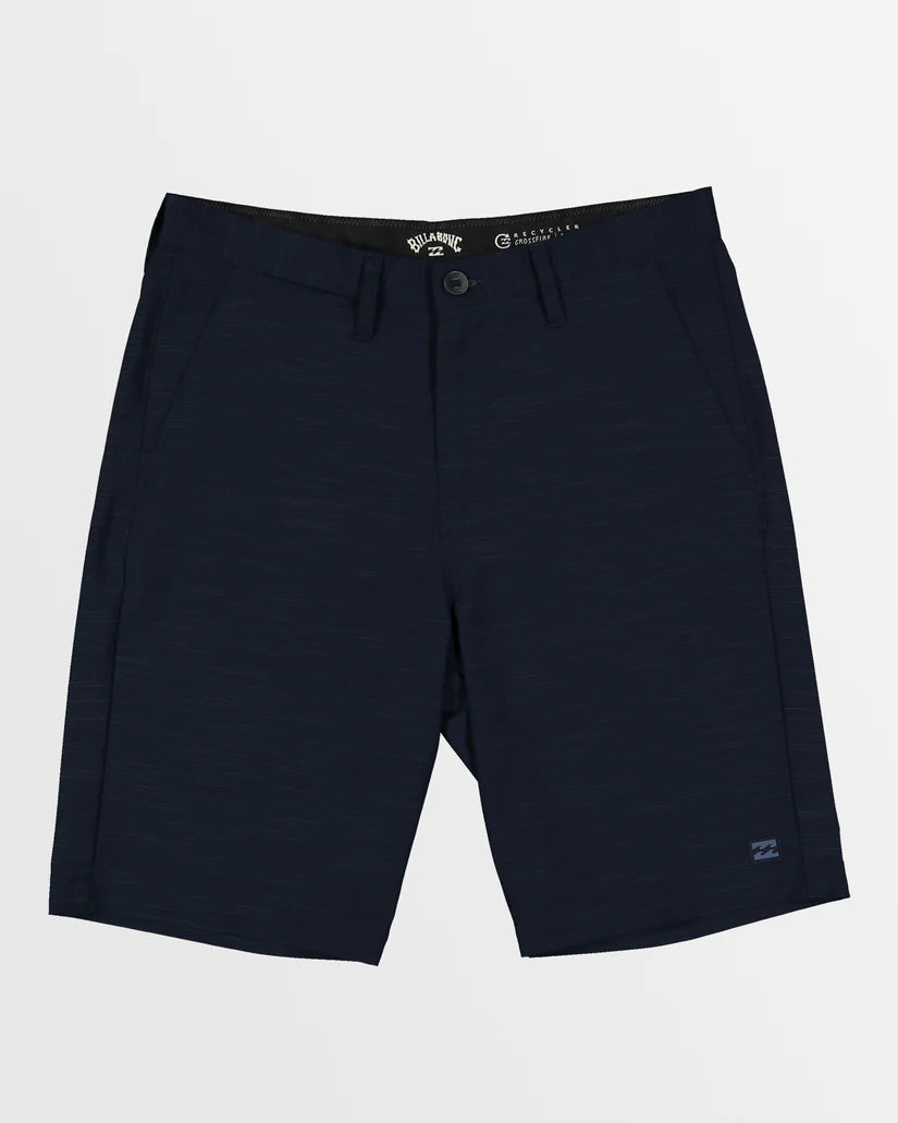 BILLABONG CROSSFIRE SLUB SHORTS - NAVY