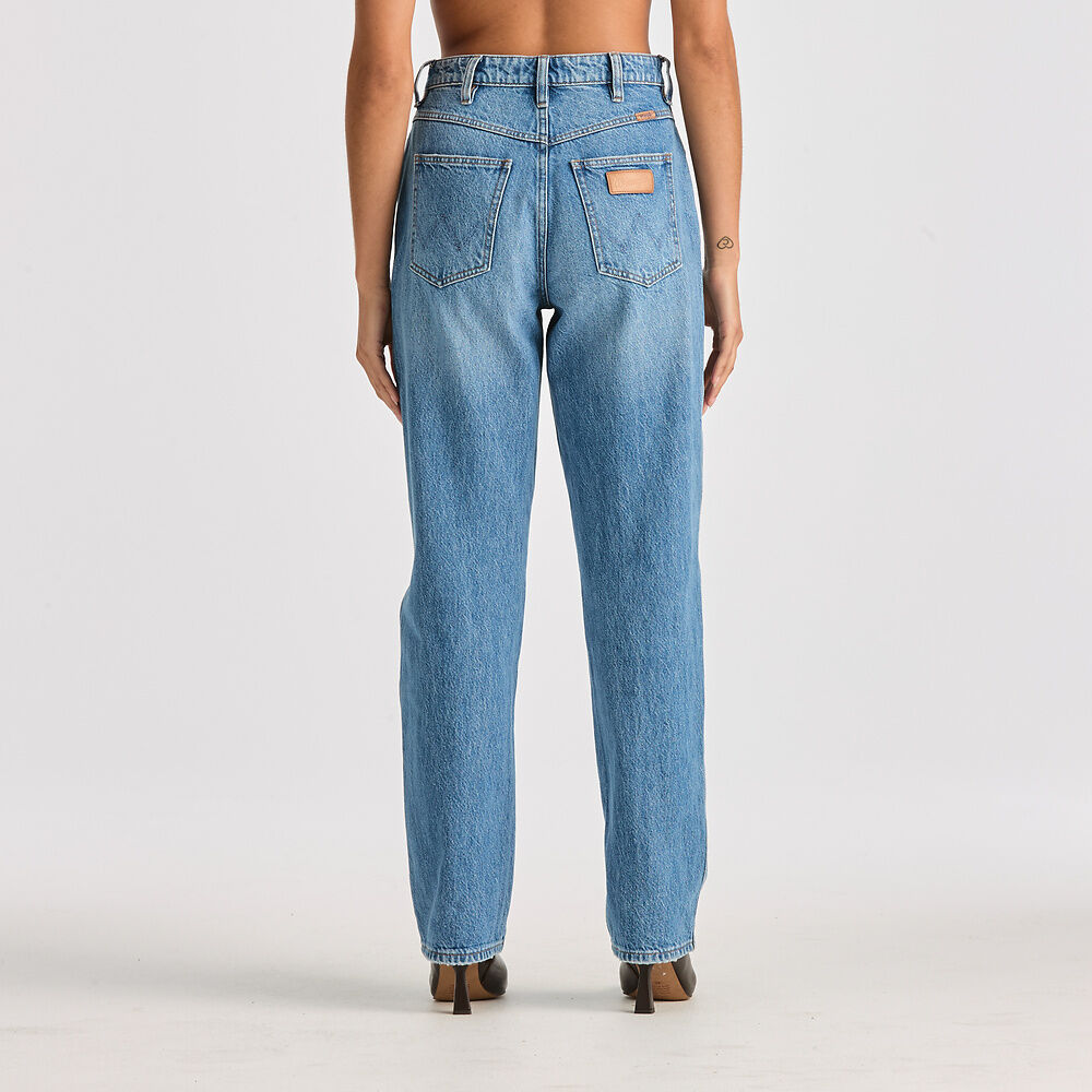 WRANGLER HI CLAUDIA BLUE FLOWER JEANS