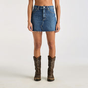 WRANGLER REPAIR MINI SKIRT CAMDEN FADE