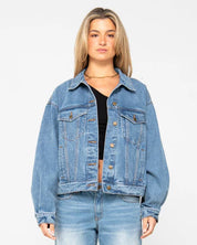 RUSTY ALL TIME OVERSIZED DENIM JACKET