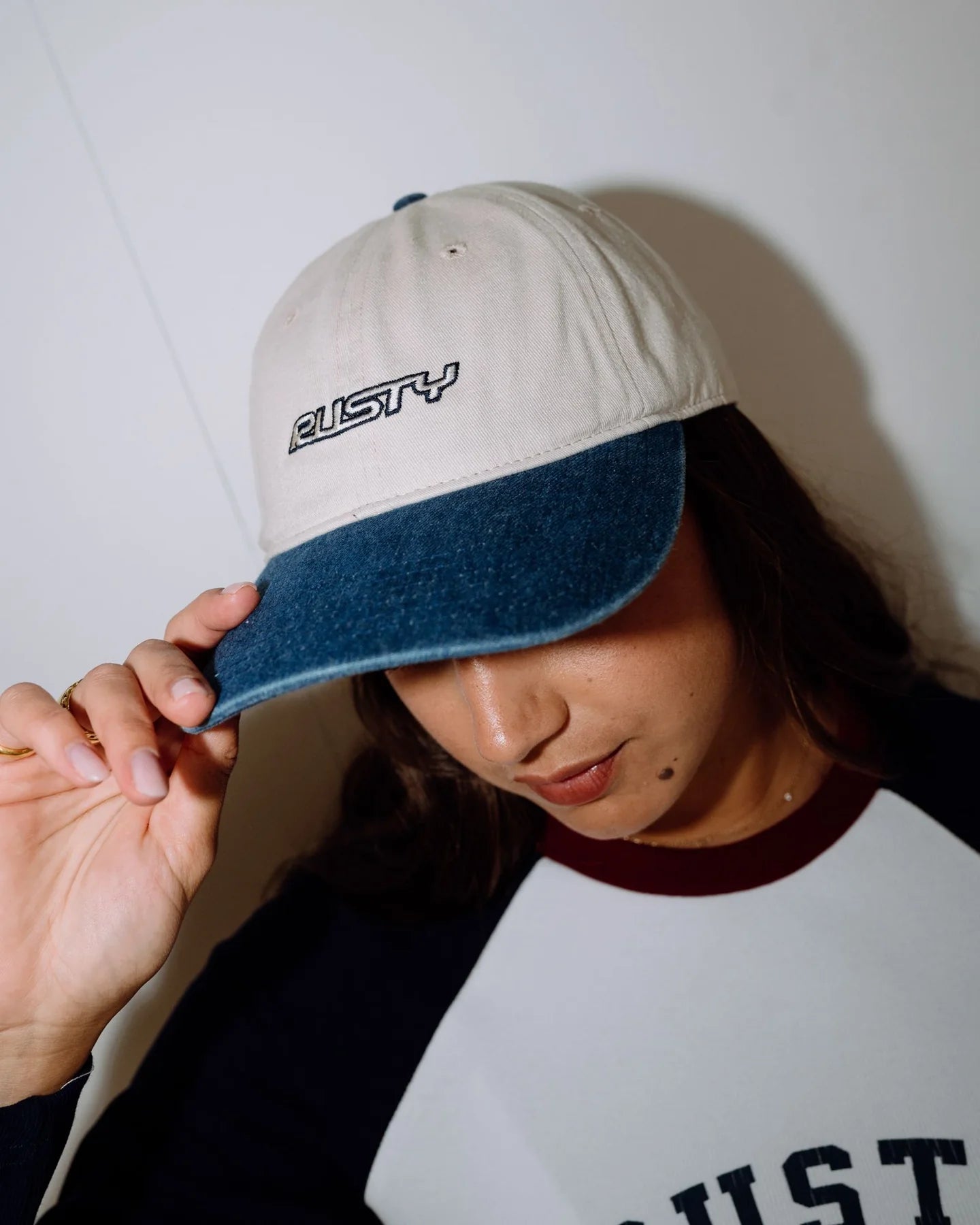 RUSTY FLIP LOGO DAD CAP