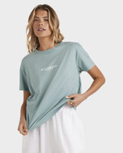 BILLABONG EMERALD ISLAND TEE - BLUE FOG
