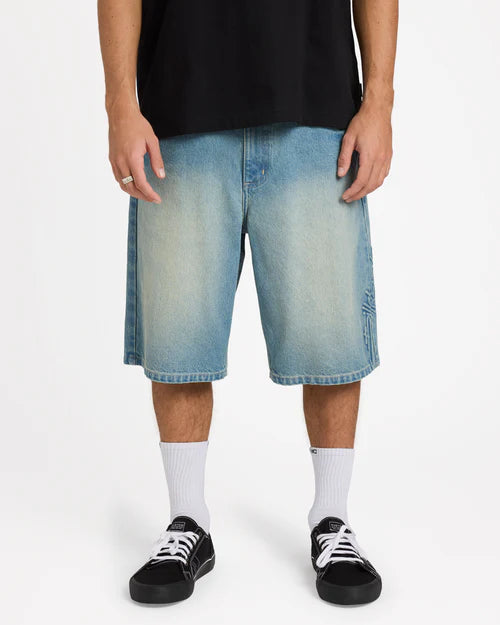 BILLABONG SUN SCRIPT SMOKO DENIM SHORT