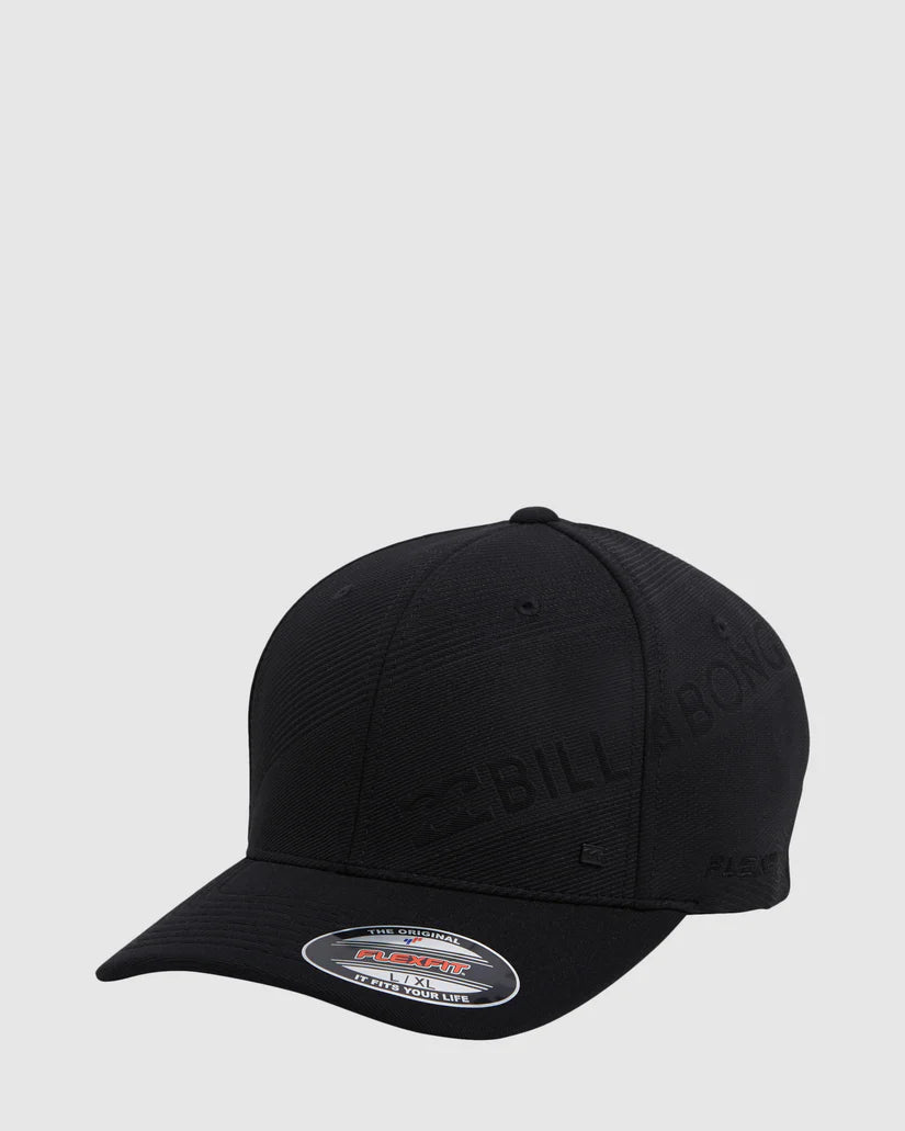 BILLABONG BLK SLICE FLEXFIT CAP