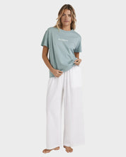 BILLABONG EMERALD ISLAND TEE - BLUE FOG