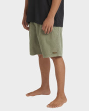 BILLABONG LARRY CORD WALK SHORTS - GREEN ASH