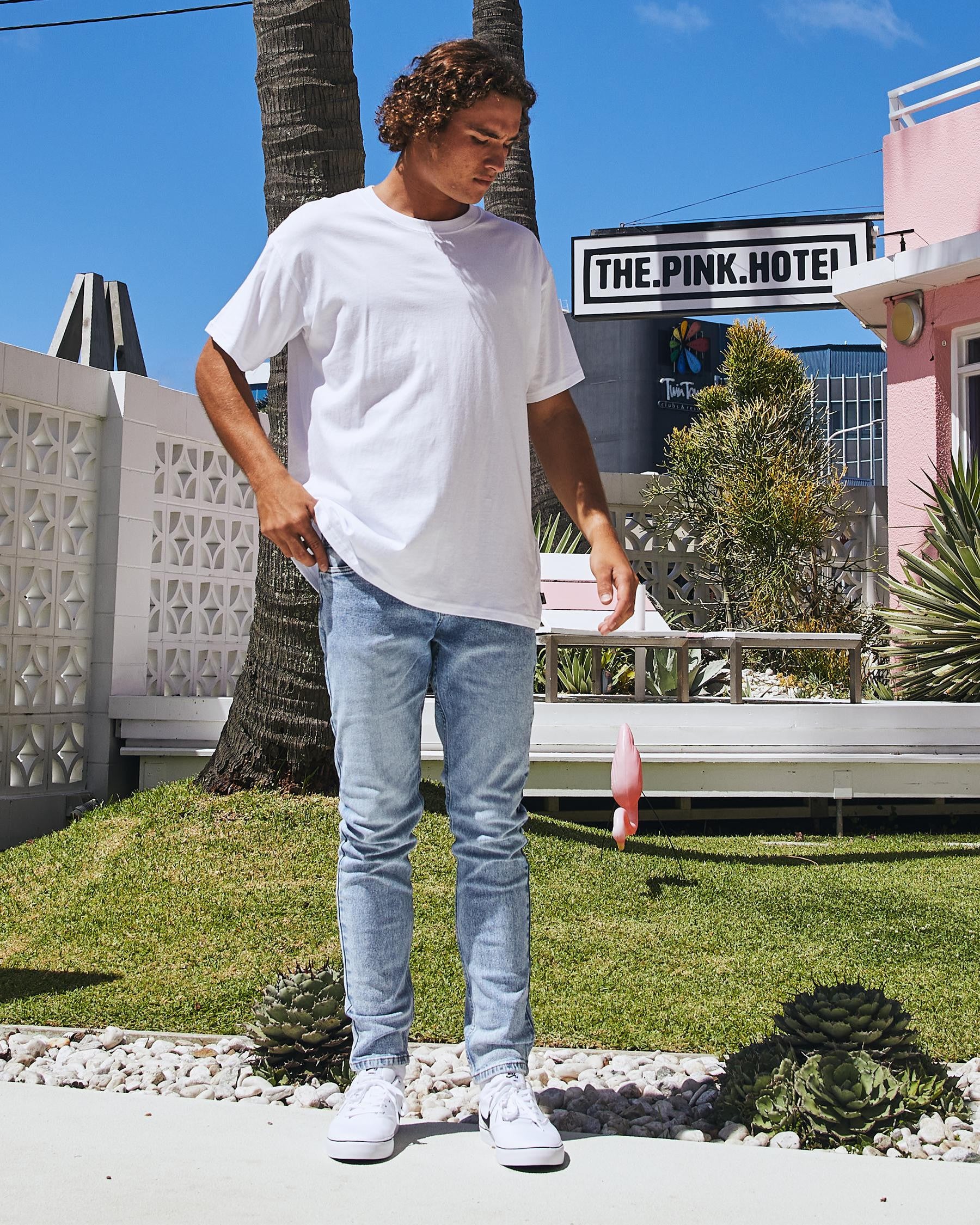 BILLABONG PREMIUM WAVE WASH TEE WHITE - BUY 2 FOR $60