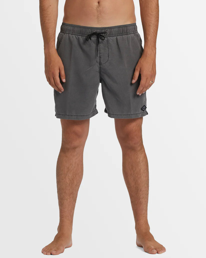 BILLABONG ALL DAY OVERDYE LAYBACK BOARDSHORTS - BLACK