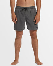 BILLABONG ALL DAY OVERDYE LAYBACK BOARDSHORTS - BLACK