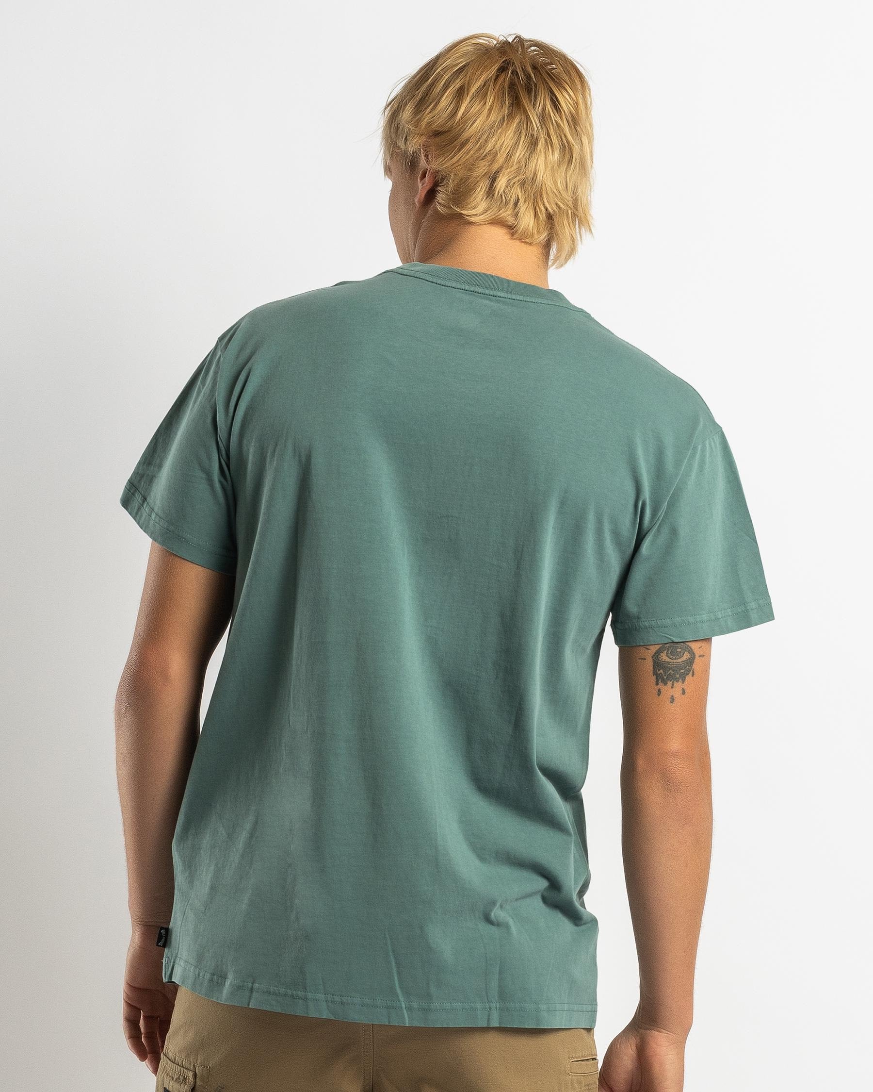 BILLABONG PREMIUM WAVE WASH TEES - MARINE GREEN - BUY 2 FOR $60