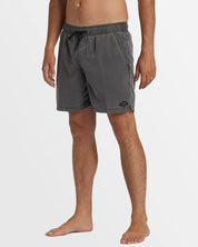 BILLABONG ALL DAY OVERDYE LAYBACK BOARDSHORTS - BLACK