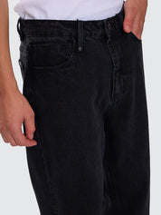 THRILLS SLACKER DENIM JEAN - AGED BLACK