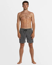BILLABONG ALL DAY OVERDYE LAYBACK BOARDSHORTS - BLACK