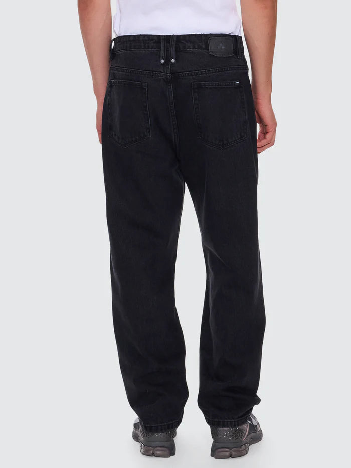 THRILLS SLACKER DENIM JEAN - AGED BLACK