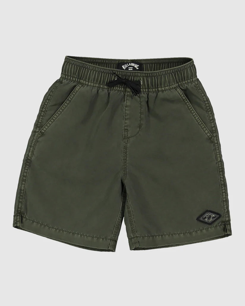 BILLABONG ALL DAY OVERDYE LAYBACK TODDLERS - DARK MILITARY