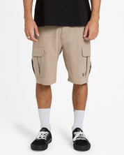 BILLABONG SCHEME X 21" SHORTS - KHAKI