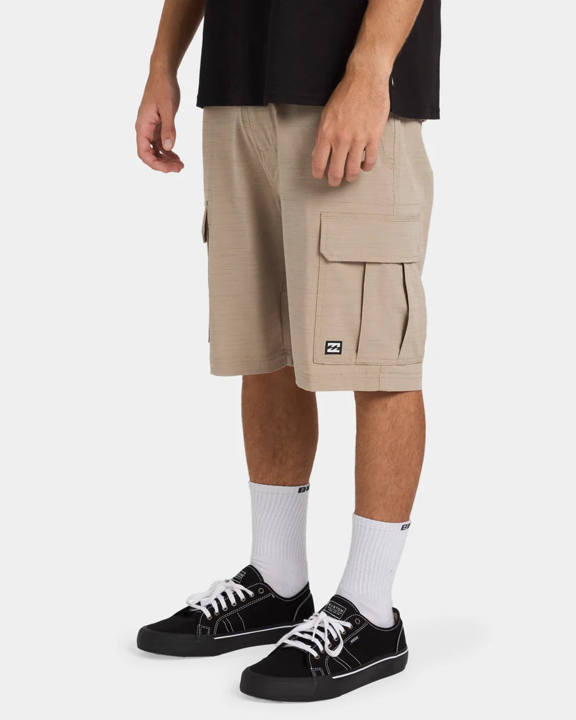 BILLABONG SCHEME X 21" SHORTS - KHAKI