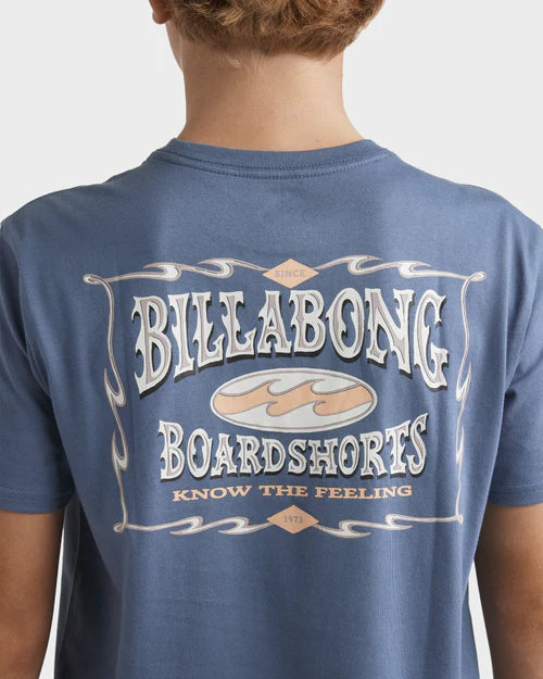 BILLABONG BOYS DOUBLE SPREAD TEE
