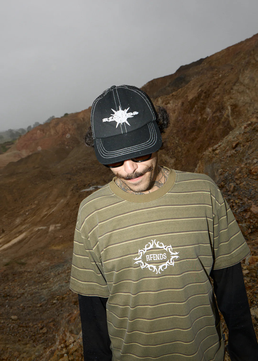 AFENDS SPIKED SIX PANEL CAP