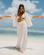 BILLABONG EYELET CRUSH TOP