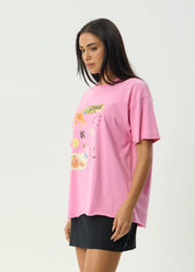 AFENDS AMALFI OVERSIZED TEE – RECYCLED COTTON GRAPHIC T-SHIRT BY ANOUK
