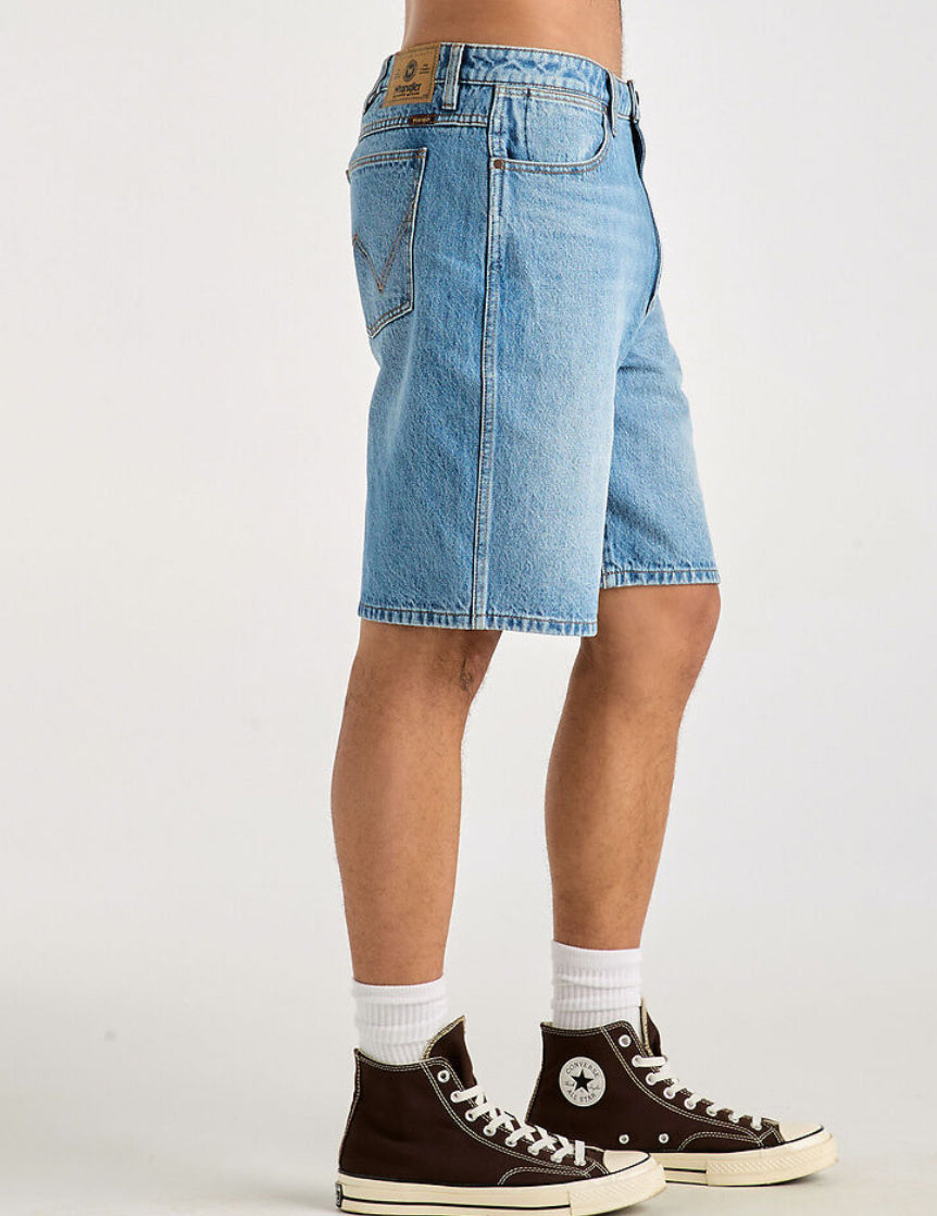 WRANGLER STEEZY SHORT ACOUSTIC BLUE