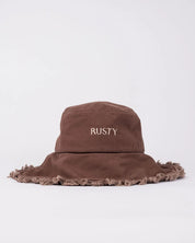 RUSTY GLEAM WIDE BRIM BUCKET HAT