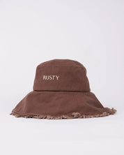 RUSTY GLEAM WIDE BRIM BUCKET HAT