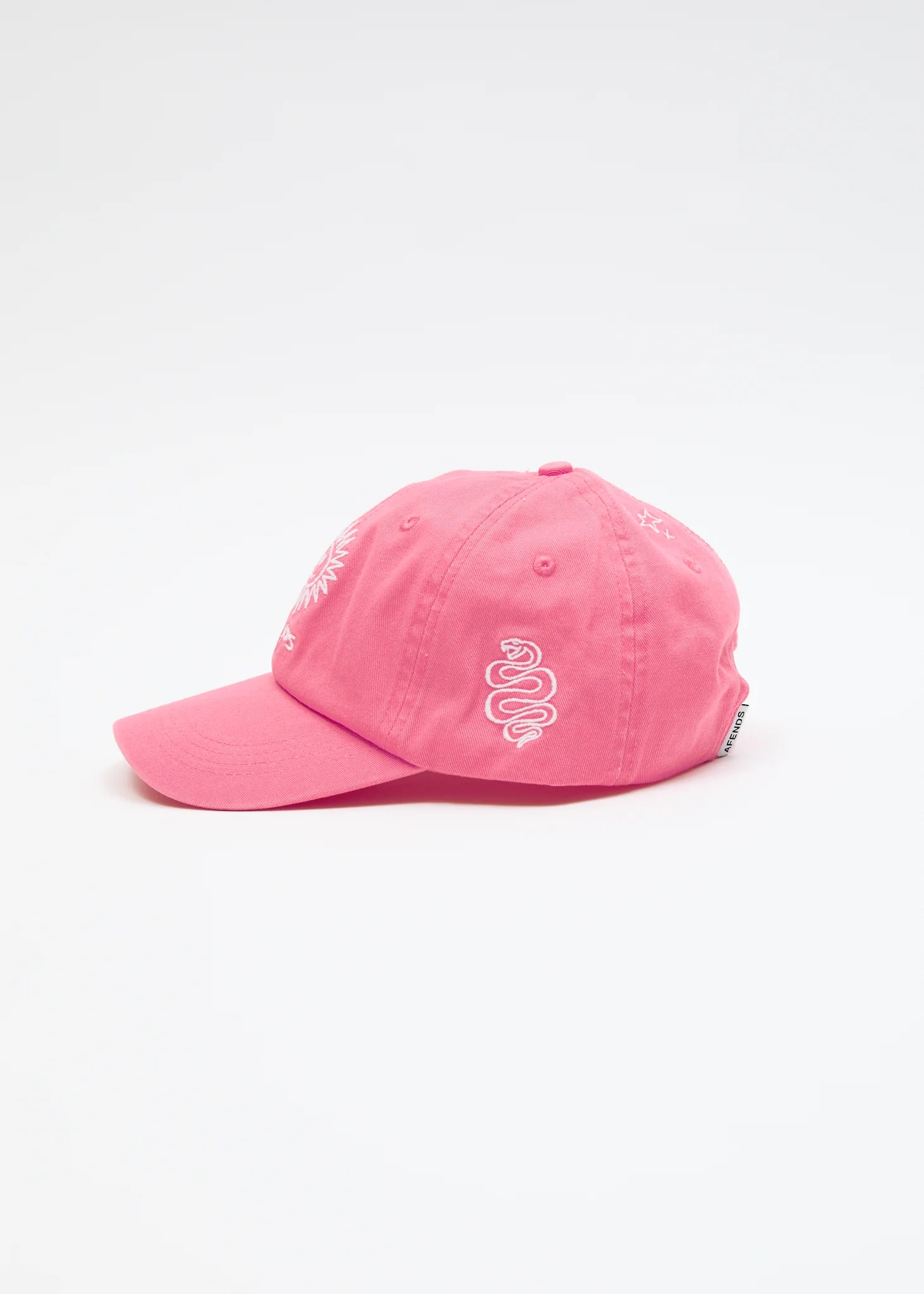 AFENDS HIGH PANELLED CAP – RECYCLED 6-PANEL HAT WITH EMBROIDERY