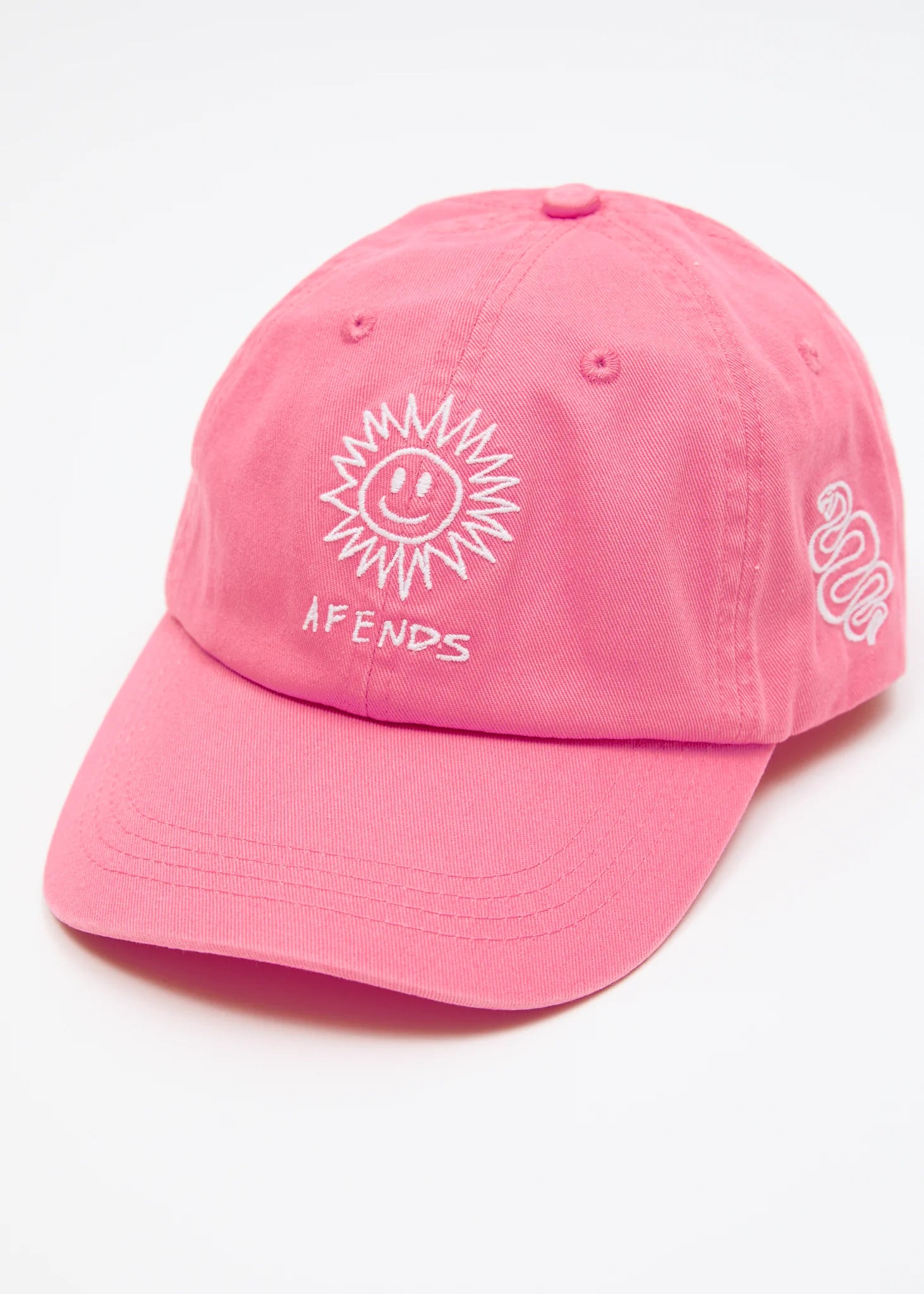 AFENDS HIGH PANELLED CAP – RECYCLED 6-PANEL HAT WITH EMBROIDERY
