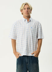 AFENDS IN-HALE SHORT SLEEVE SHIRT – ORGANIC COTTON BOXY FIT BUTTON-UP