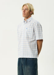 AFENDS IN-HALE SHORT SLEEVE SHIRT – ORGANIC COTTON BOXY FIT BUTTON-UP