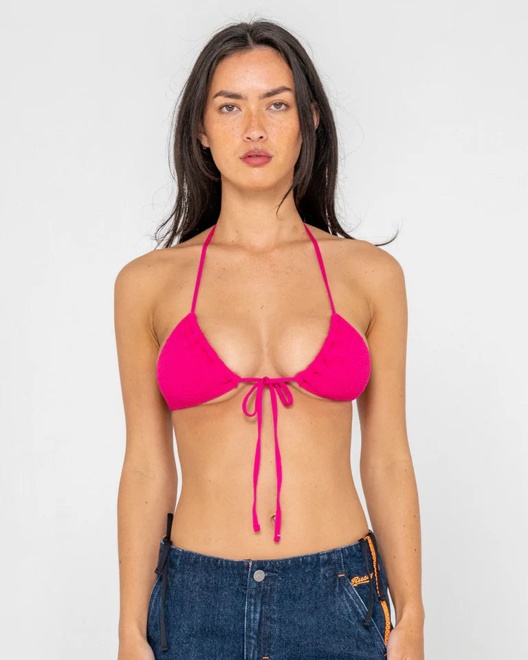 RUSTY SANDALWOOD MULTIWAY BIKINI TOP - FUCHSIA