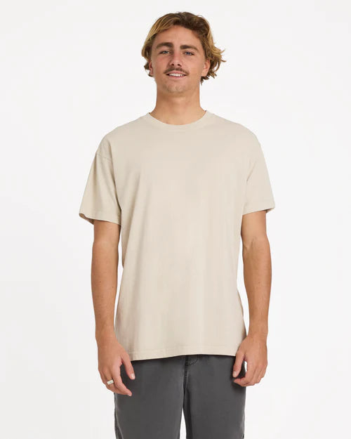 BILLABONG PREMIUM WAVE WASH TEE - CREAM - BUY 2 FOR $60
