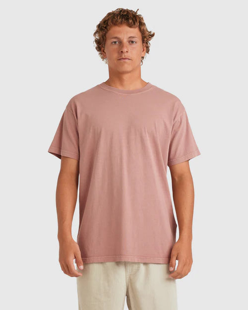 BILLABONG PREMIUM WAVE WASH TEE - DUSTY ROSE - BUY 2 FOR $60