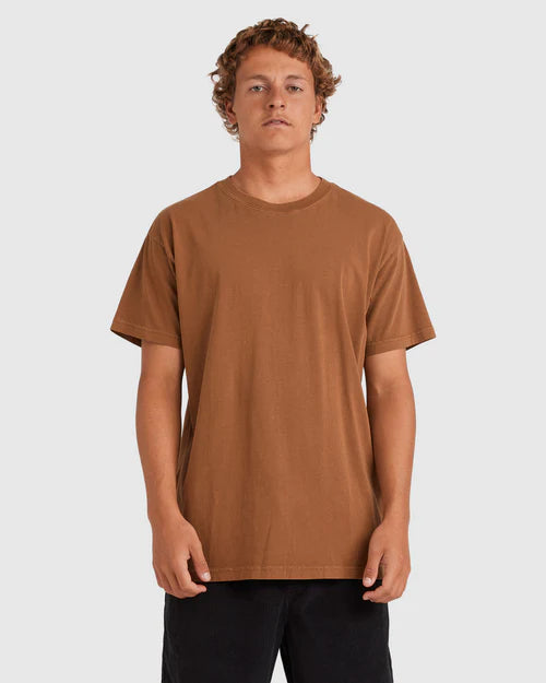 BILLABONG PREMIUM WAVE WASH TEE - TOBACCO - BUY 2 FOR $60
