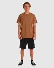 BILLABONG PREMIUM WAVE WASH TEE - TOBACCO - BUY 2 FOR $60