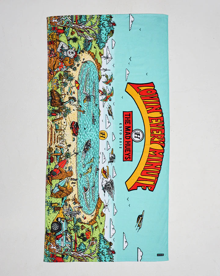 MAD HUEYS OZ STRAYA | BEACH TOWEL