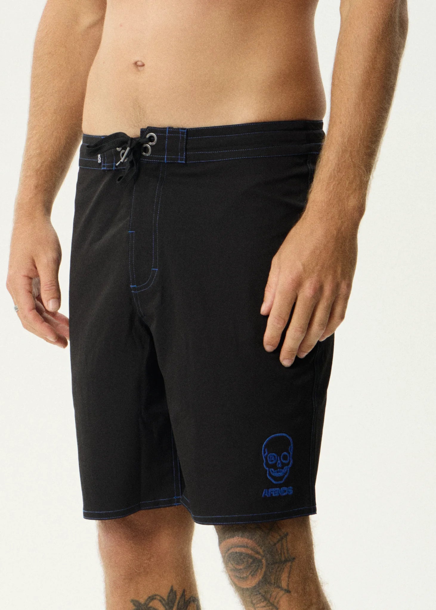 AFENDS SKELETOR SURF RELATED V2 BOARDSHORT 19" – LIGHTWEIGHT WATER RESISTANT SURF SHORTS