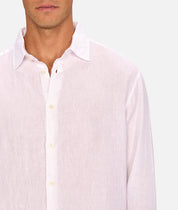 INDUSTRIE THE ST MARTINS LONG SLEEVE LINEN SHIRT - WINTER WHITE