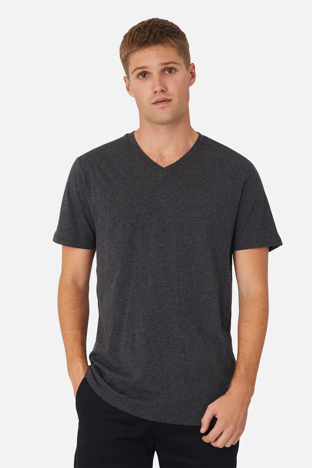 INDUSTRIE THE NEW BASIC VEE TEE - GRAB 2 FOR $50